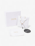 Christian Dior Clair D Lune Necklace Gold / White Base Metal