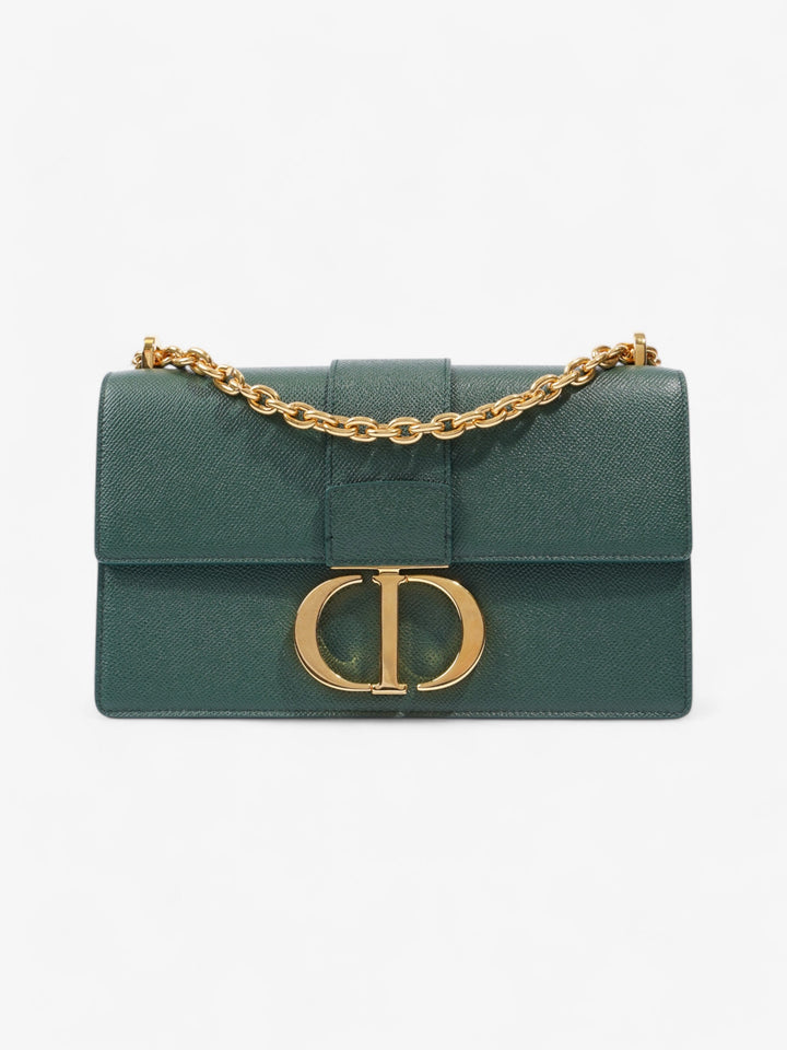 Christian Dior 30 Montaigne Green Calfskin Leather