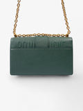 Christian Dior 30 Montaigne Green Calfskin Leather
