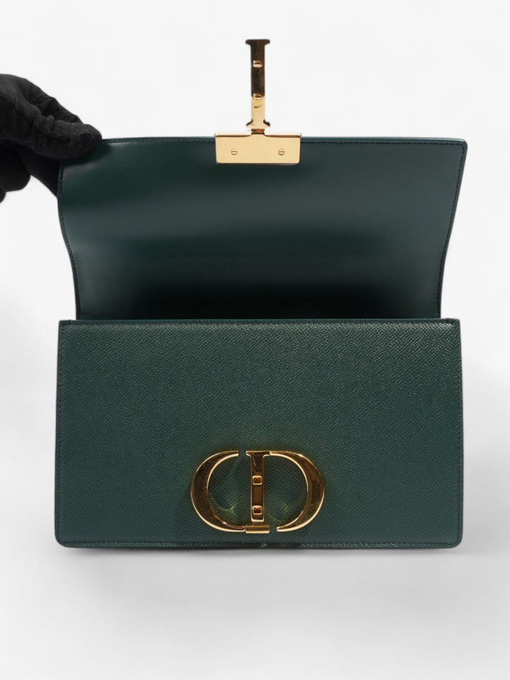 Christian Dior 30 Montaigne Green Calfskin Leather