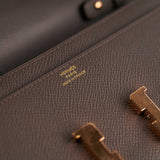 Hermes Constance To Go Epsom Gris Etain - Stamp Y