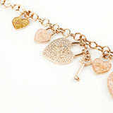 Dior Hearts Charm Necklace