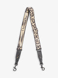 Christian Dior Animal Print Bag Strap Beige / Black Canvas