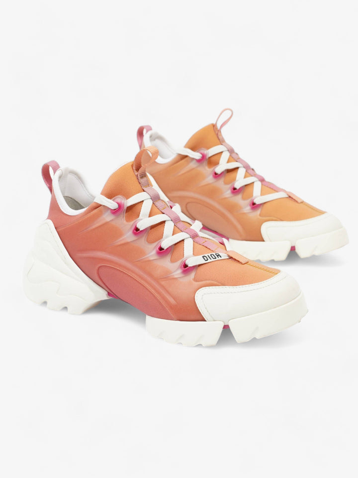 Christian Dior D-Connect Tangerine Suede EU 36 UK 3