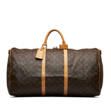 Louis Vuitton Monogram Keepall Bandouliere 60 Travel Bag