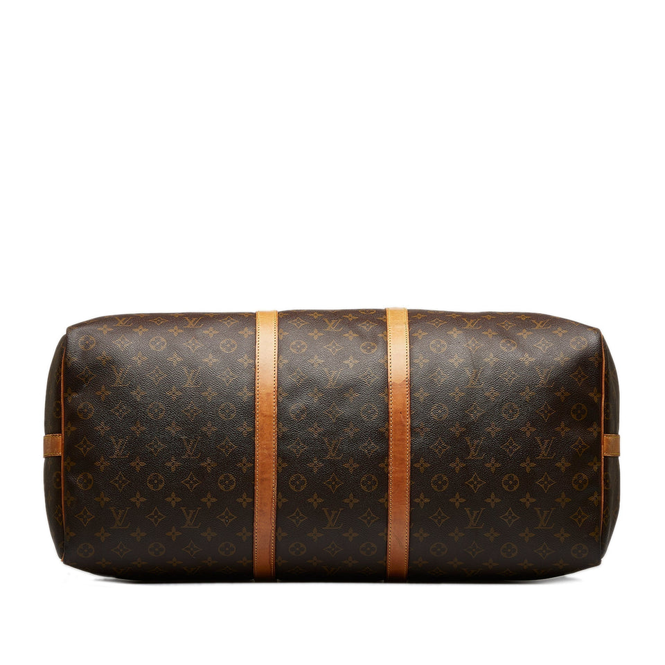Louis Vuitton Monogram Keepall Bandouliere 60 Travel Bag