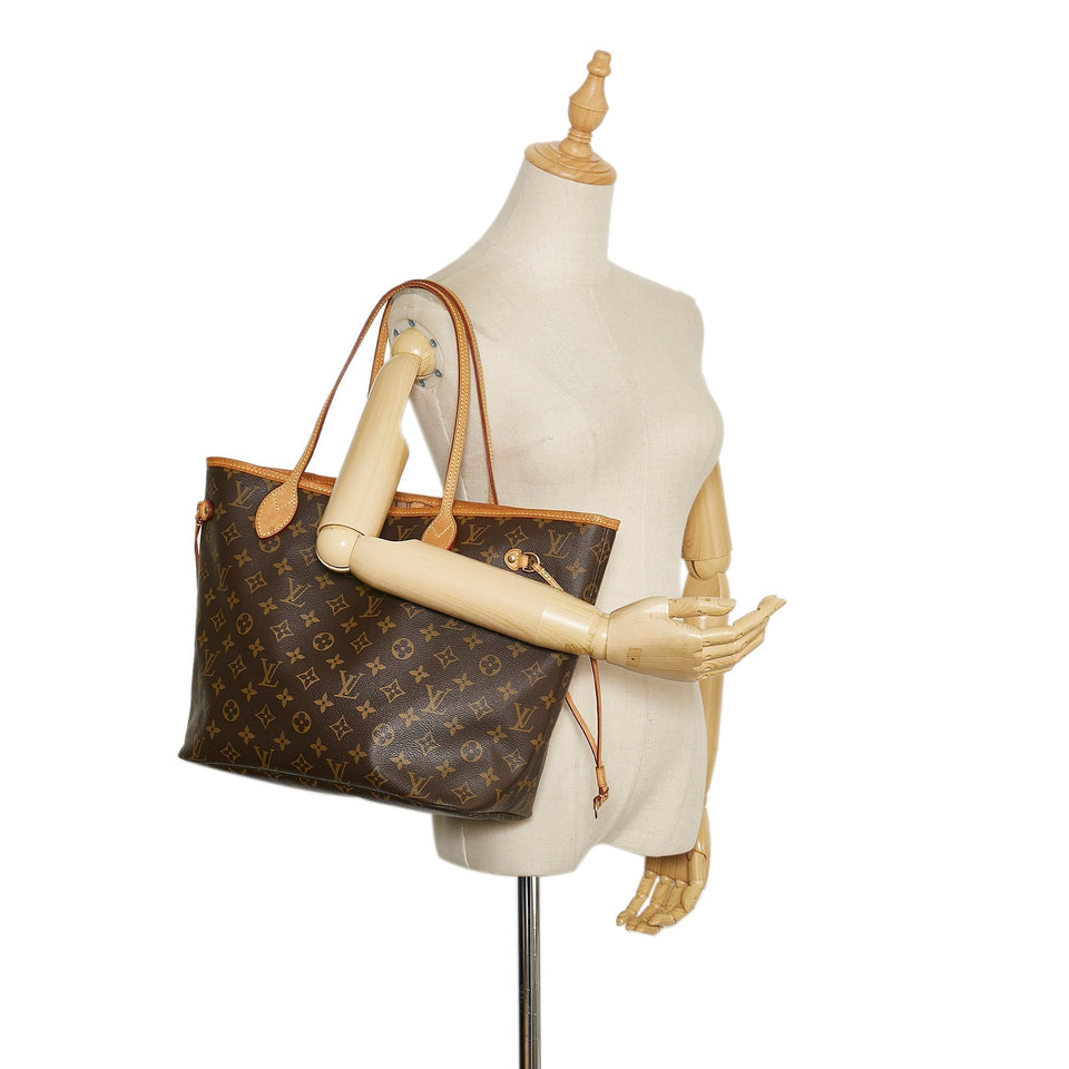 Louis Vuitton Monogram Neverfull GM Brown Tote