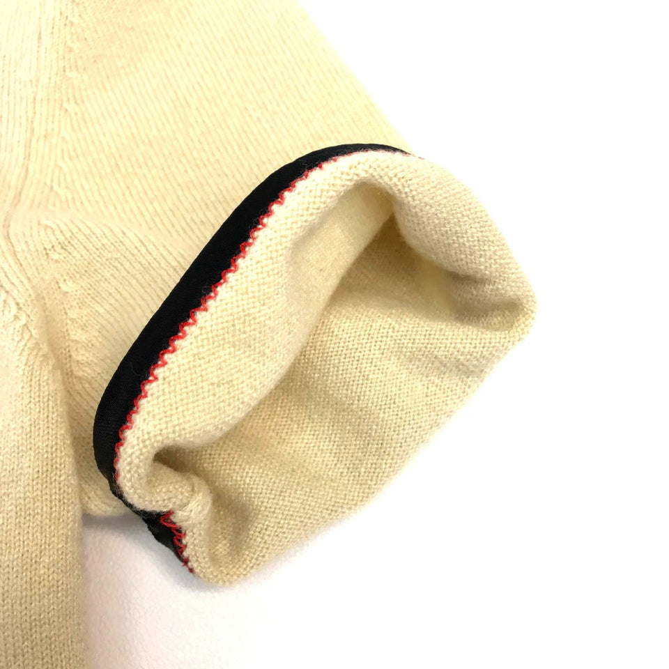 Gucci Short sleeve T-shirt 501400 cashmere beige ribbon Women XS