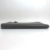 Hermes Clutch bag Epsom Gray type L-shaped fastener Zip computer