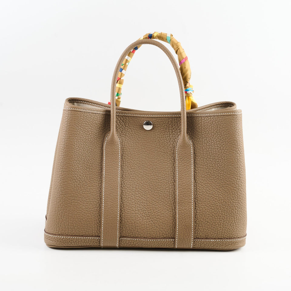 Hermes Garden Party 30 Etoupe W stamp 2024