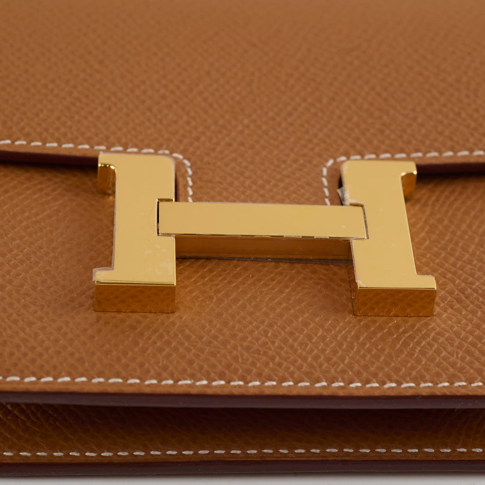 Hermes Constance Slim Gold Epsom Z stamp 2021