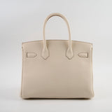 Hermes Birkin 30 Togo Craie W Stamp