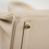 Hermes Birkin 30 Togo Craie W Stamp