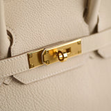 Hermes Birkin 30 Togo Craie W Stamp