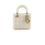 Christian Dior Small ABC Lady Dior White
