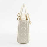Christian Dior Small ABC Lady Dior White