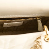 Christian Dior Small ABC Lady Dior White