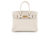 Hermes Birkin 30 Craie Rose Gold Z Stamp