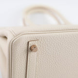 Hermes Birkin 30 Craie Rose Gold Z Stamp