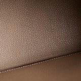 Hermes Birkin 25 Togo Etoupe W Stamp