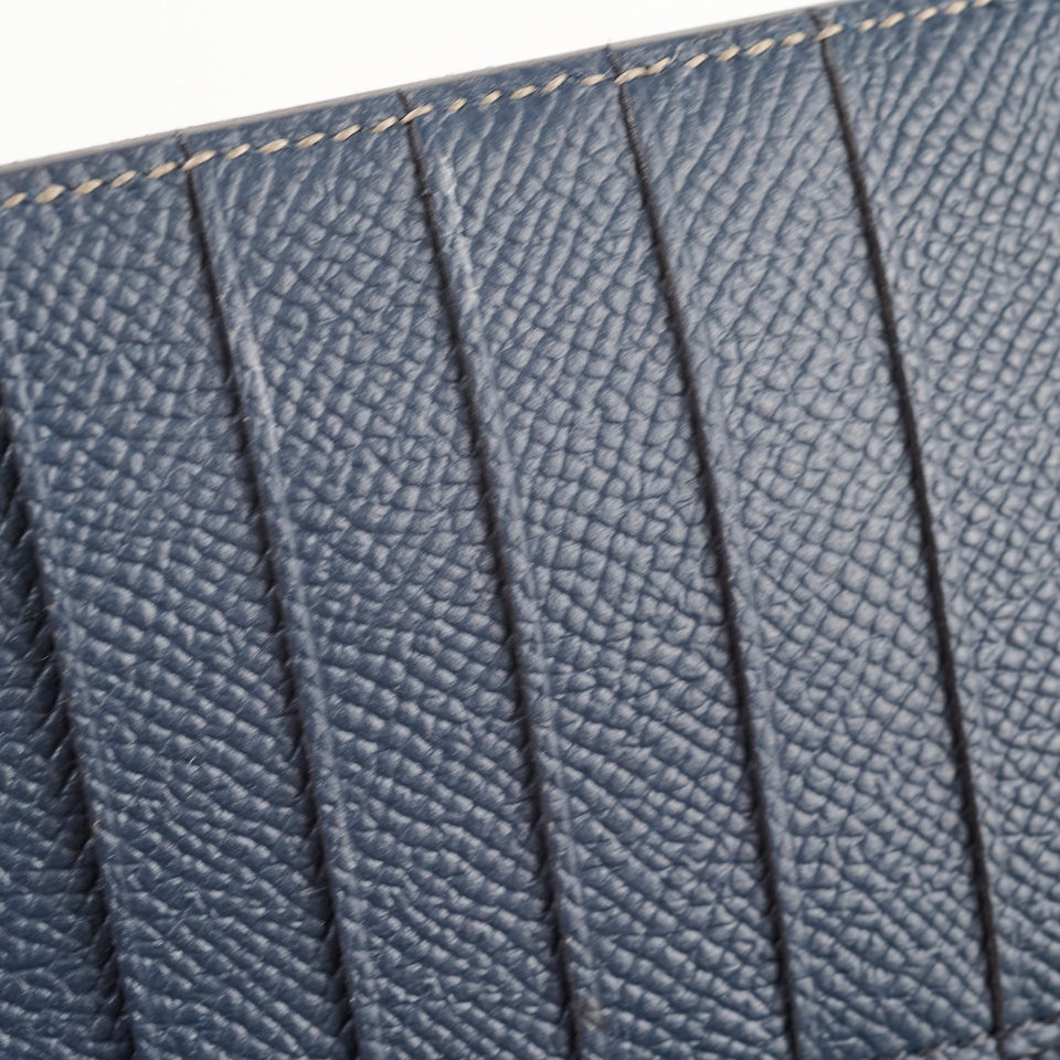 Hermes Kelly Wallet Epsom Gris Asphalte A Stamp