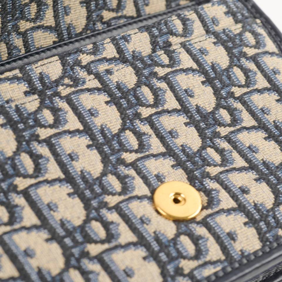 Christian Dior Montaigne Belt Bag with Chain Navy