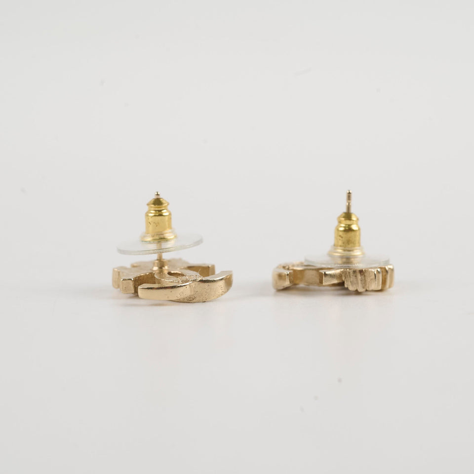 Chanel CC Crystal Earrings Costume Jewellery