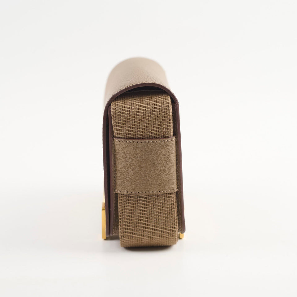 Hermes Geta Chevre Mysore Etoupe (W Stamp 2024)