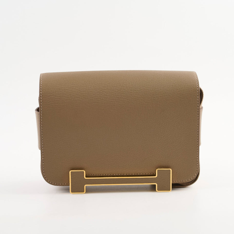 Hermes Geta Chevre Mysore Etoupe (W Stamp 2024)