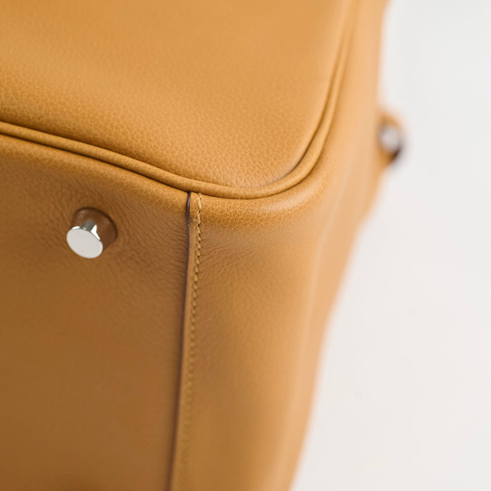 Hermes Lindy 30 Caramel Evercolor T Stamp
