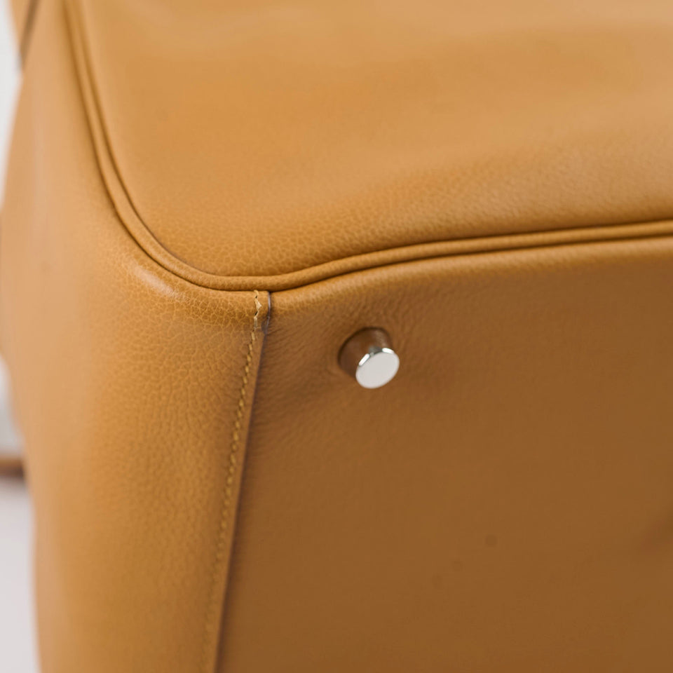 Hermes Lindy 30 Caramel Evercolor T Stamp