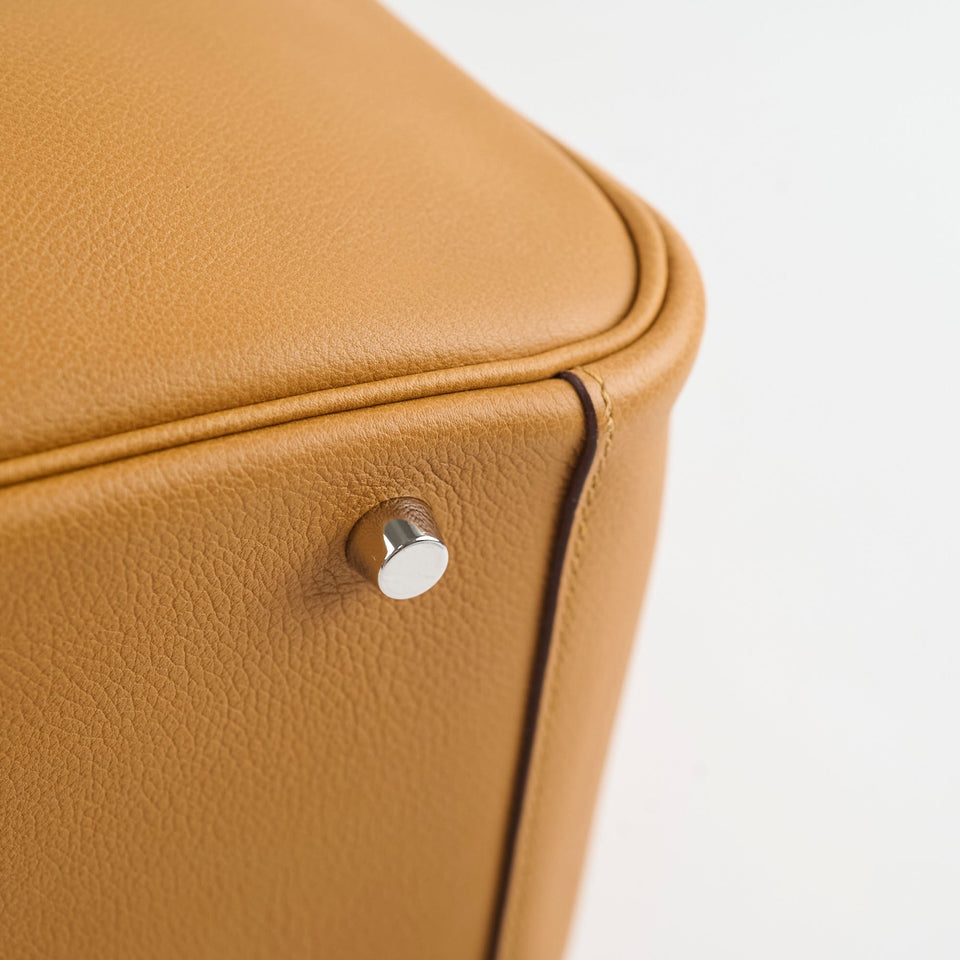 Hermes Lindy 30 Caramel Evercolor T Stamp