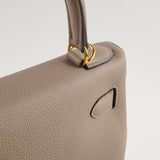 Hermes Kelly 28 Gris Ashalte A Stamp