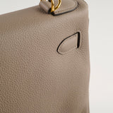 Hermes Kelly 28 Gris Ashalte A Stamp
