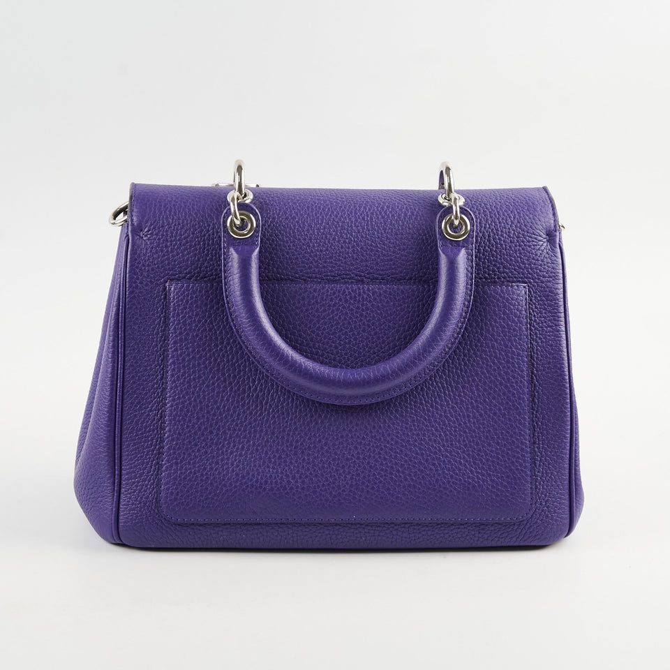 Dior Be Small Purple Top Handle Bag
