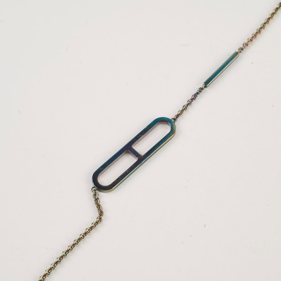 Hermes Ever Chaine' Dancre Long Necklace