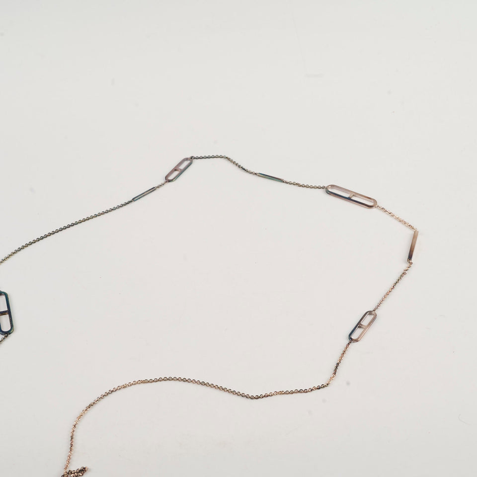 Hermes Ever Chaine' Dancre Long Necklace