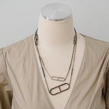 Hermes Ever Chaine' Dancre Long Necklace