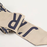Christian Dior Oblique Twilly Navy