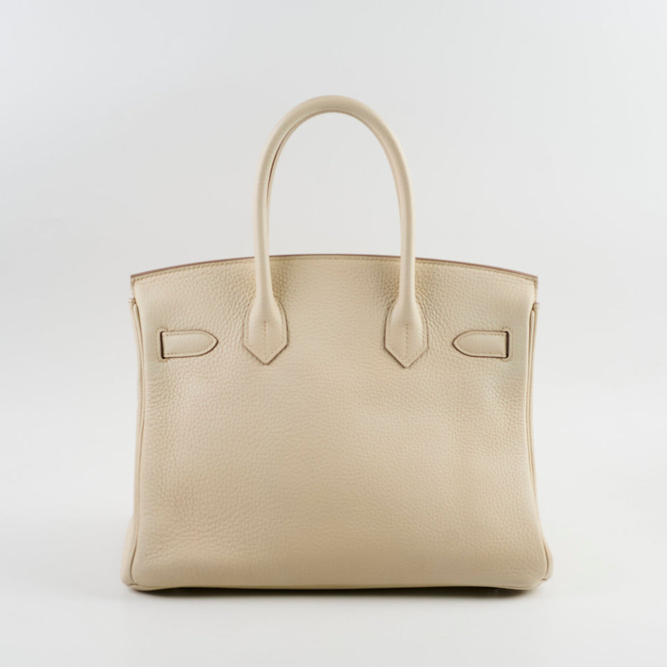 Hermes Birkin 30 Craie A Stamp