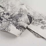 Dior Twilly Toile de Jouy Sauvage Mitzah Scarf Grey