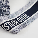 Dior Twilly Toile de Jouy Sauvage Mitzah Scarf Navy