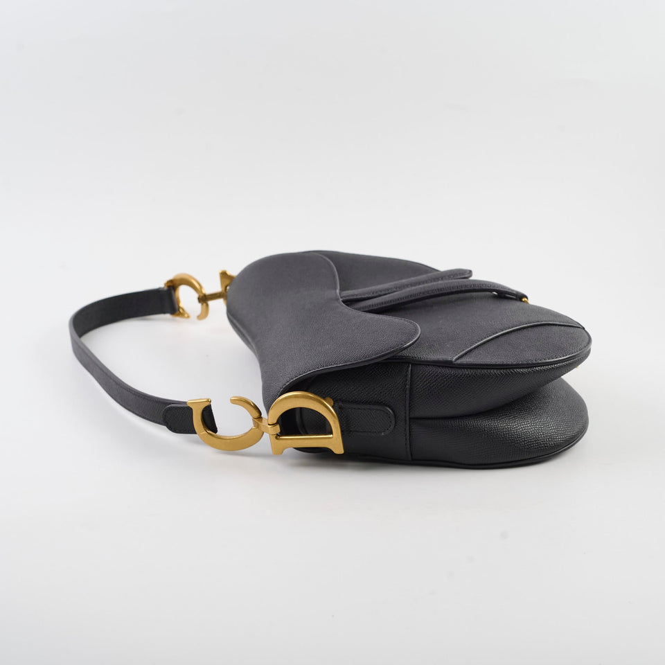 Christian Dior Saddle Bag Black