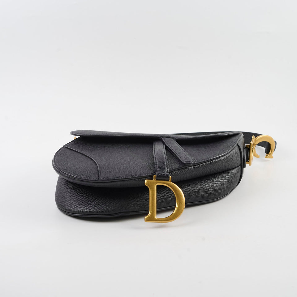 Christian Dior Saddle Bag Black