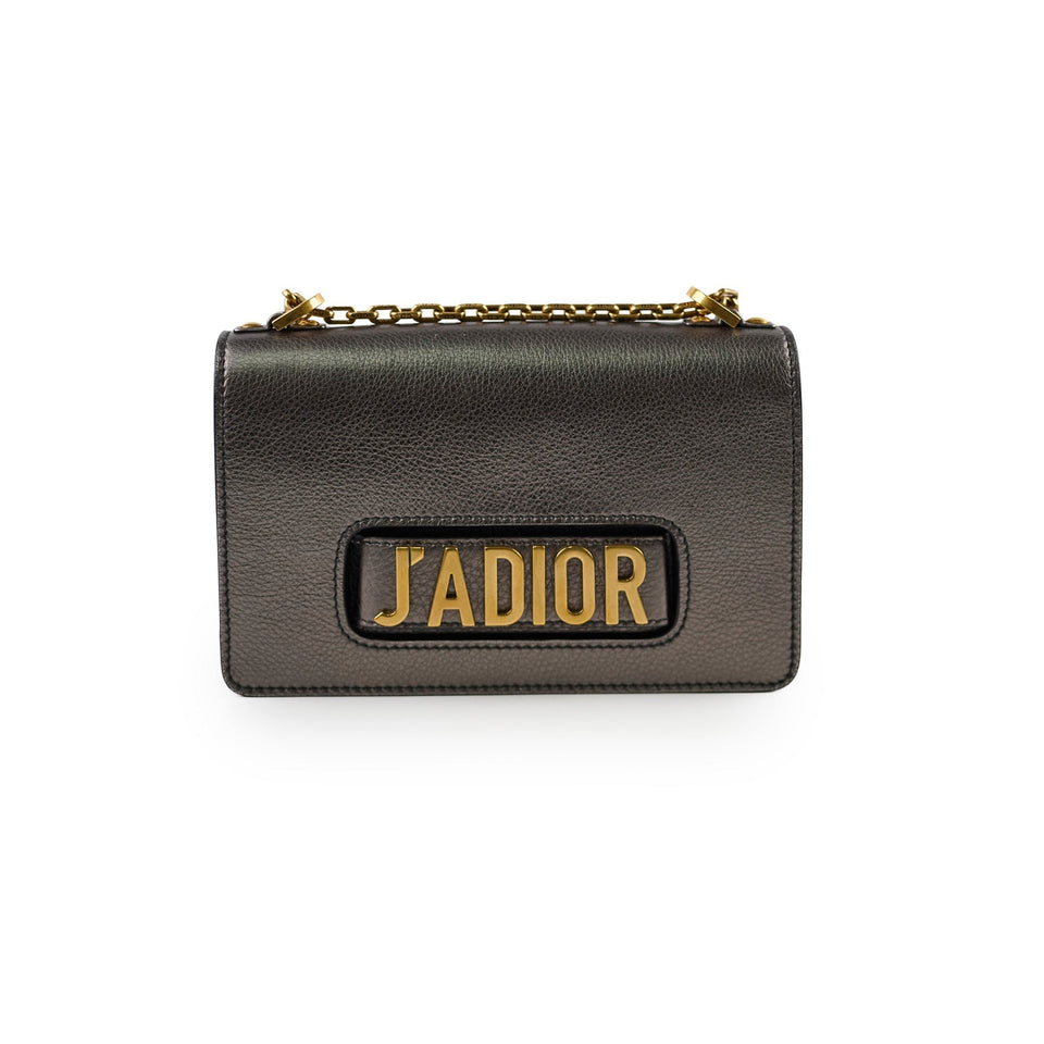 Christian Dior J'aDior Flap Bag Metallic