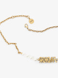 Christian Dior J'ADior Crystal And Pearl Choker Gold / Pearl Base Metal