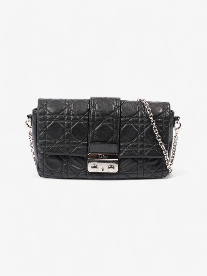 Christian Dior New Lock Black Lambskin Leather