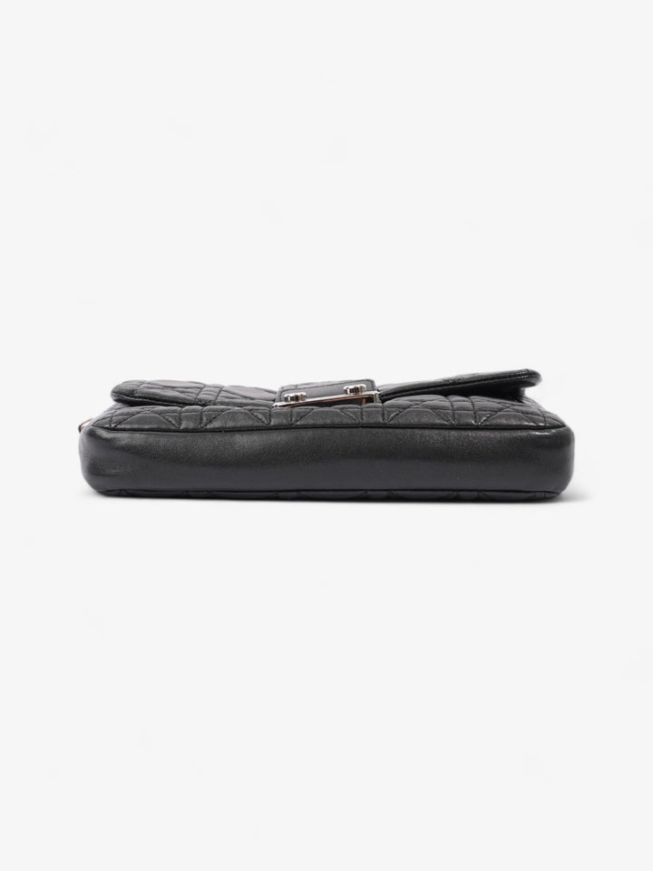 Christian Dior New Lock Black Lambskin Leather