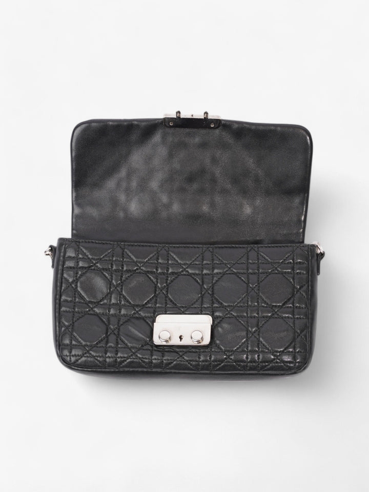 Christian Dior New Lock Black Lambskin Leather