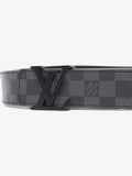 Louis Vuitton LV Initials Belt Damier Graphite Coated Canvas 95cm 38mm